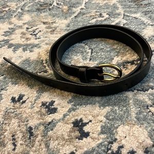 Small Ann Taylor Black Leather belt